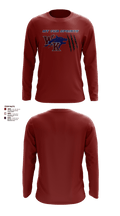 White Knoll High School Track & Field 55705888 Long Sleeve Performance Shirt 2