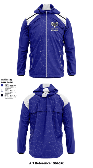 Greene County Middle School Soccer 53203314 Windbreaker - 1
