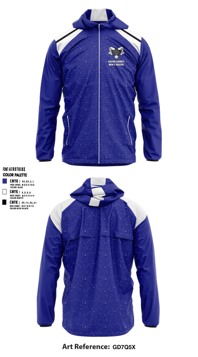 Greene County Middle School Soccer 53203314 Windbreaker - 1