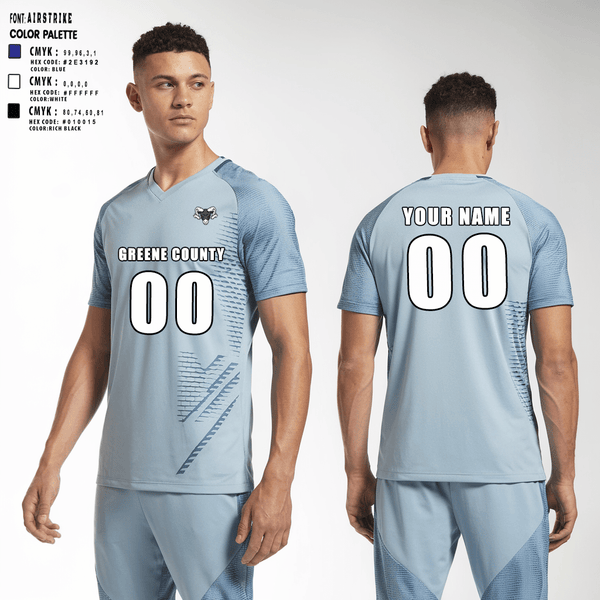 Greene County Middle School Soccer 53203314 Mens Soccer Jersey - 3