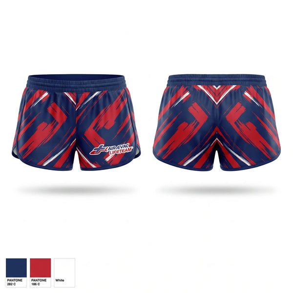 Womens Shorts, Air Evac, , Teamtime, Team time, sublimation, custom sports apparel, team uniforms, spirit wear, spiritwear, sports uniforms, custom shirts, team store, custom team store, fundraiser sports, apparel fundraiser