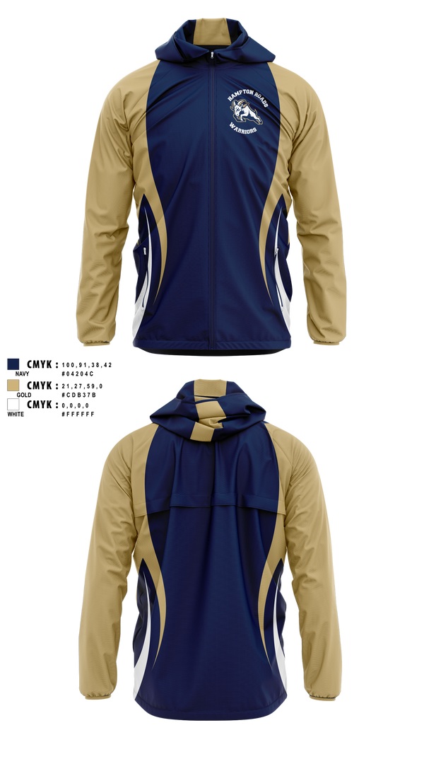 Hampton Roads Warriors 66452080 Windbreaker - 1