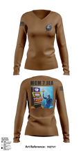 USS PATRIOT 49341778 Women's Long Sleeve V-neck Shirt - 3
