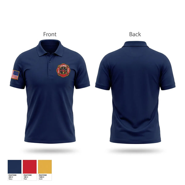 Short Sleeve Performance Polo, Jake, Fire Department, Teamtime, Team time, sublimation, custom sports apparel, team uniforms, spirit wear, spiritwear, sports uniforms, custom shirts, team store, custom team store, fundraiser sports, apparel fundraiser