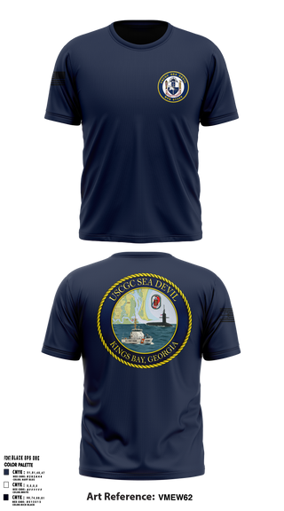 USCGC SEADEVIL 40470564 Short Sleeve Performance Shirt - 1