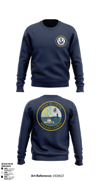 USCGC SEADEVIL 40470564 Crew Neck Sweatshirt - 1