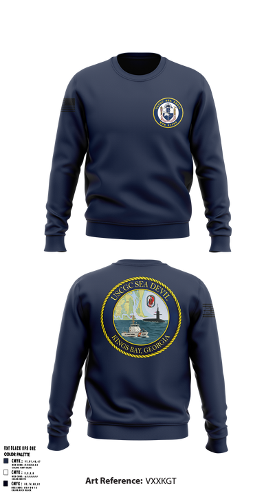 USCGC SEADEVIL 40470564 Crew Neck Sweatshirt - 1