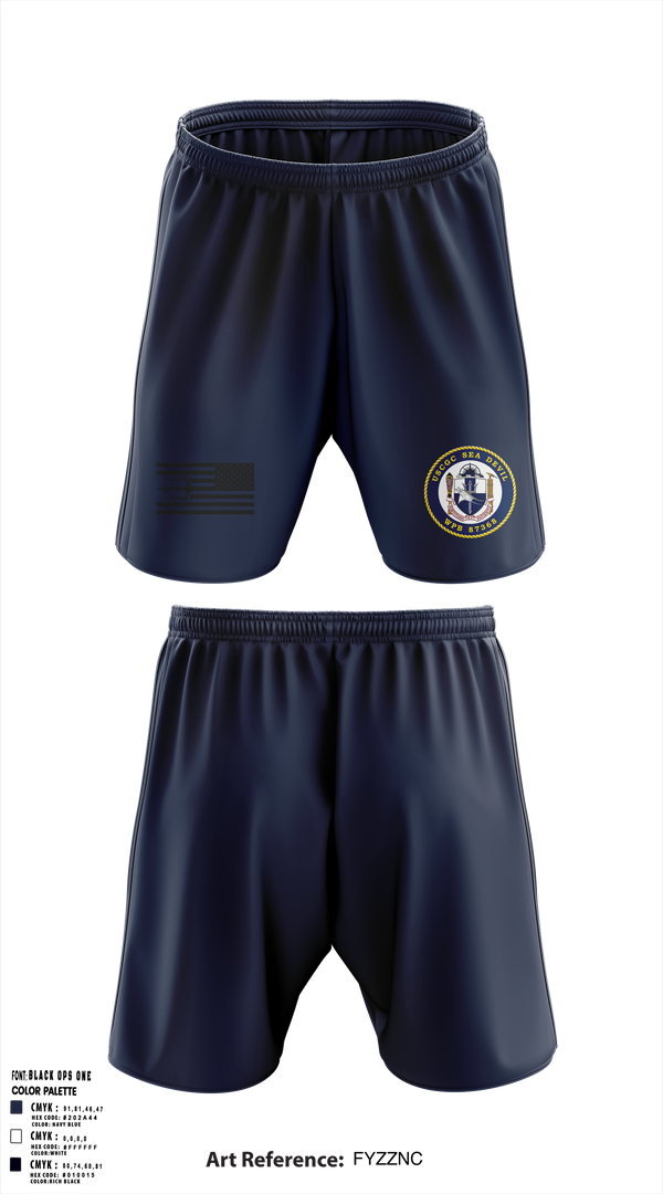 USCGC SEADEVIL 40470564 Athletic Shorts With Pockets - 1