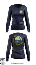 USCGC SEADEVIL 40470564 Women's Long Sleeve V-neck Shirt - 1