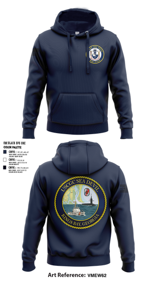 USCGC SEADEVIL 40470564 Hoodie - 1