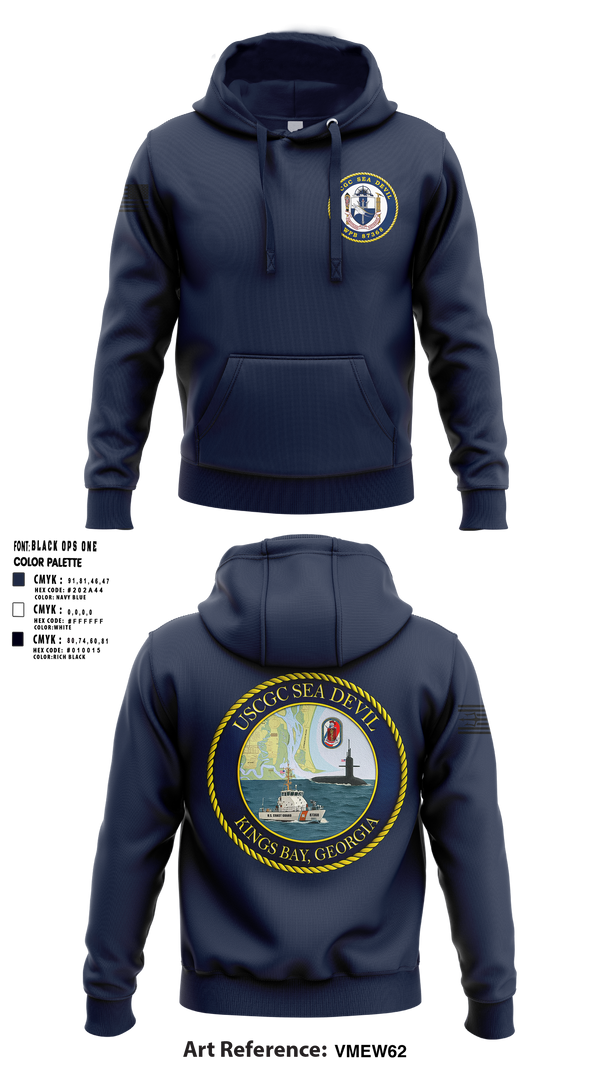 USCGC SEADEVIL 40470564 Hoodie - 1