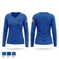 Wyndmoor Hose Company #1 Women's Long Sleeve V-neck Shirt - 1