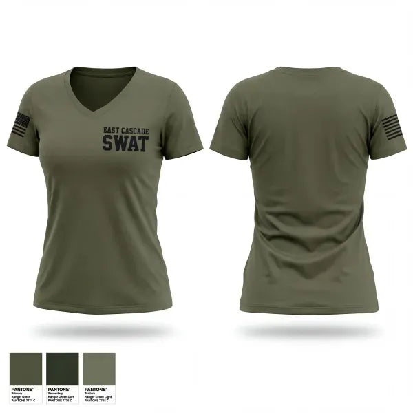 East Cascade SWAT 18232724 Women's Short Sleeve V-neck Shirt - 1