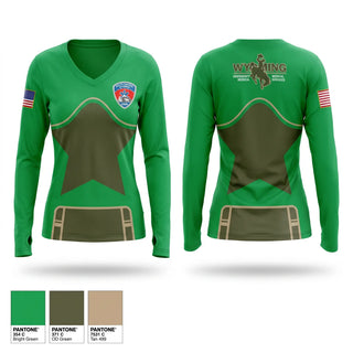 Womens Long Sleeve Vneck Shirt, SCWEMS, EMS/EMT, Teamtime, Team time, sublimation, custom sports apparel, team uniforms, spirit wear, spiritwear, sports uniforms, custom shirts, team store, custom team store, fundraiser sports, apparel fundraiser
