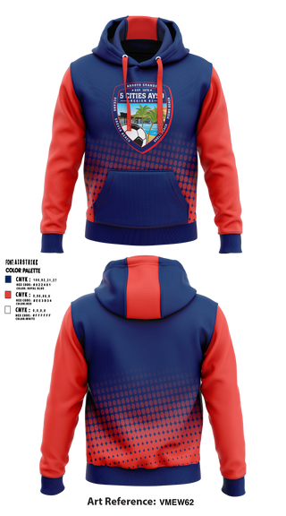 Ayso Region 83 - Five Cities 21217578 Hoodie - 1