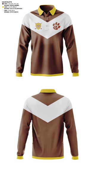 Long Sleeve Performance Polo, Cibola High School Golf, Golf, Teamtime, Team time, sublimation, custom sports apparel, team uniforms, spirit wear, spiritwear, sports uniforms, custom shirts, team store, custom team store, fundraiser sports, apparel fundraiser