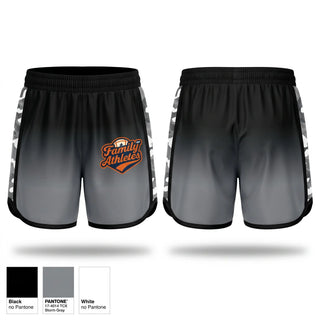 Womens Shorts, Family Of Athletes, , Teamtime, Team time, sublimation, custom sports apparel, team uniforms, spirit wear, spiritwear, sports uniforms, custom shirts, team store, custom team store, fundraiser sports, apparel fundraiser