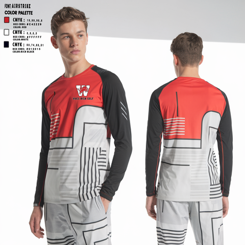 Waco High Golf 6909080 Long Sleeve Performance Shirt 1