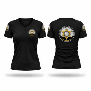 Womens Short Sleeve Vneck Shirt, Traffic Division, Police, Teamtime, Team time, sublimation, custom sports apparel, team uniforms, spirit wear, spiritwear, sports uniforms, custom shirts, team store, custom team store, fundraiser sports, apparel fundraiser