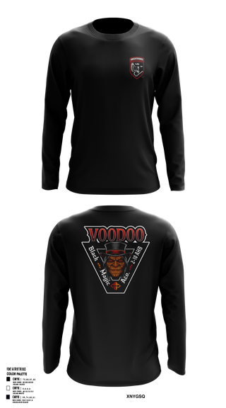 2-10 AHB Knighthawks Long Sleeve Performance Shirt - 6