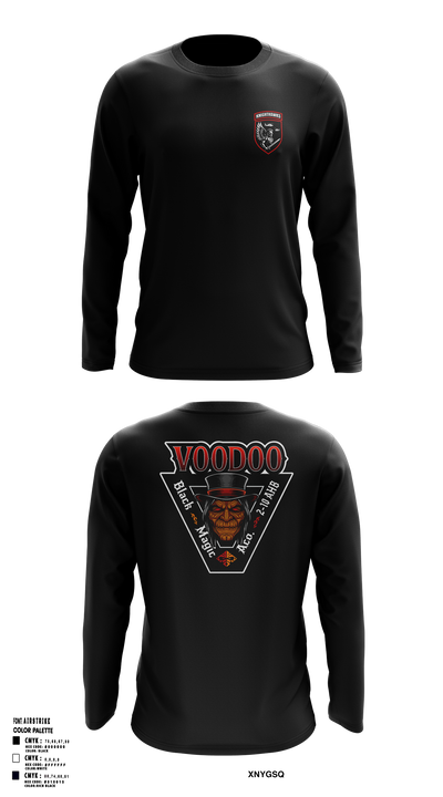 2-10 AHB Knighthawks Long Sleeve Performance Shirt - 6