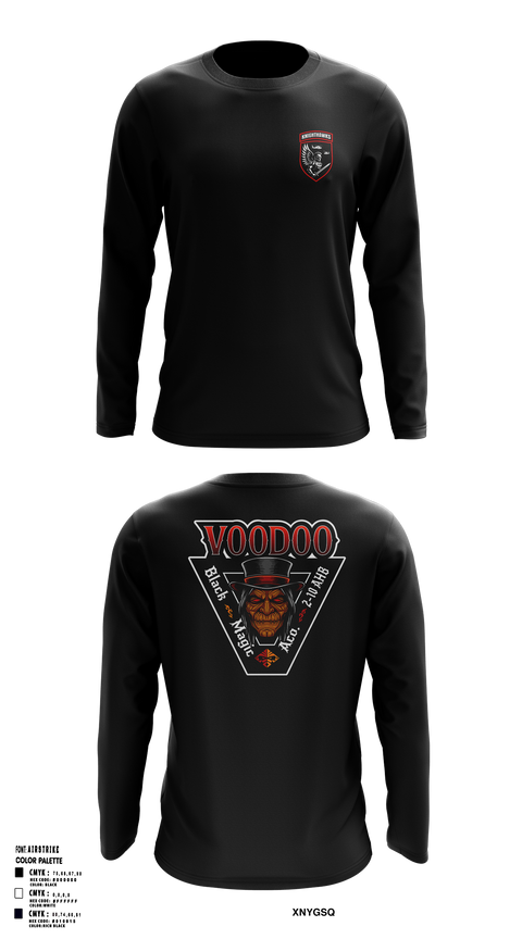2-10 AHB Knighthawks Long Sleeve Performance Shirt - 6