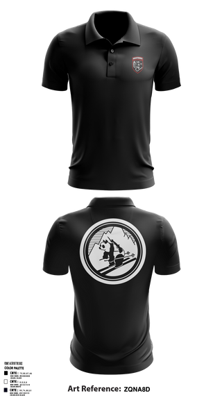 2-10 AHB Knighthawks Short Sleeve Performance Polo - 19