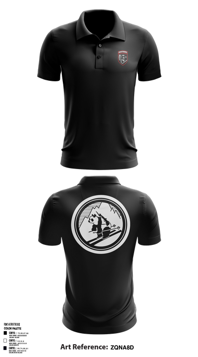 2-10 AHB Knighthawks Short Sleeve Performance Polo - 19