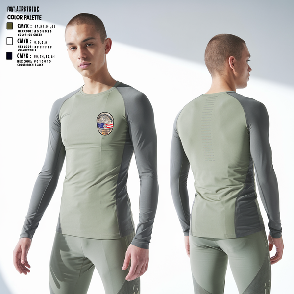 School Officer 55113058 Long Sleeve Performance Shirt 1