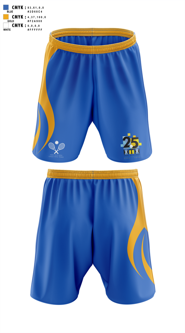 High Tech High - Chula Vista Tennis 81859085 Athletic Shorts With Pockets - 3