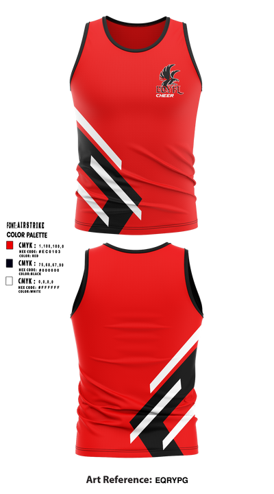 Carteret-Onslow Youth Football & Cheer League (COYFL) Falcons 65584238 Tank Top - 1