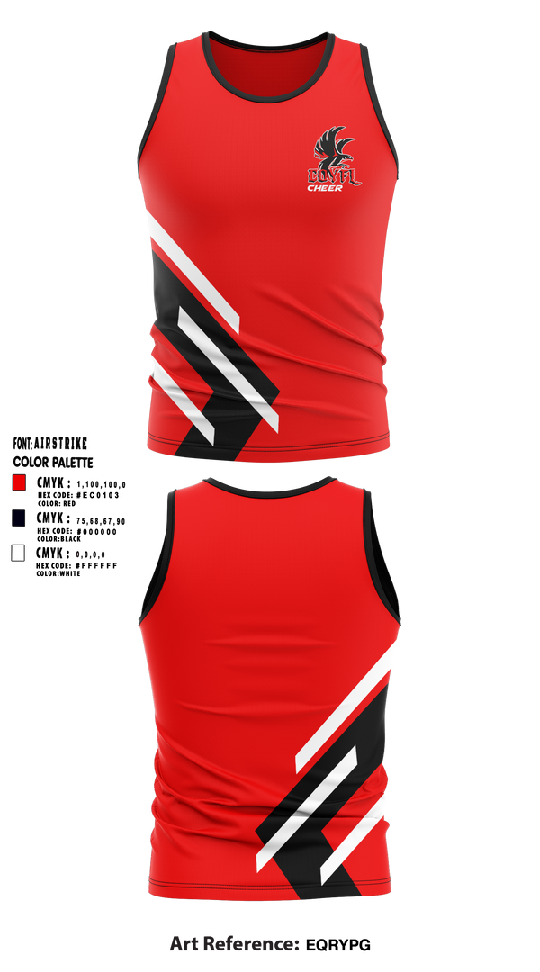 Carteret-Onslow Youth Football & Cheer League (COYFL) Falcons 65584238 Tank Top - 1