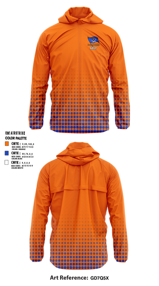 Branford Buccaneers 66316693 Windbreaker - 1