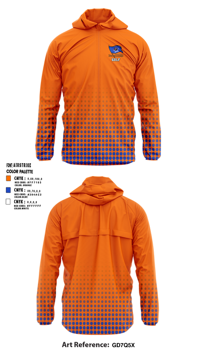 Branford Buccaneers 66316693 Windbreaker - 1