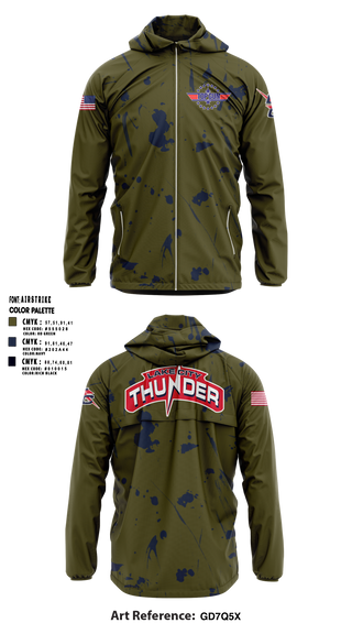 Lake City Thunder 75330803 Windbreaker - 1