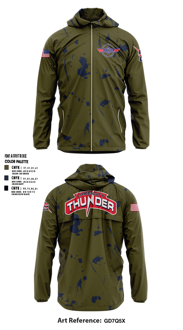 Lake City Thunder 75330803 Windbreaker - 1