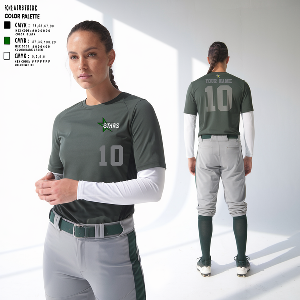 Stars 31844579 Short Sleeve Performance Shirt - 1