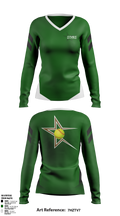 Stars 31844579 Women's Long Sleeve V-neck Shirt - 1
