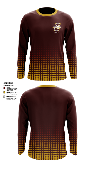 Joseph Case Golf 84034707 Long Sleeve Performance Shirt 2