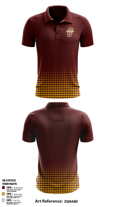 Joseph Case Golf 84034707 Short Sleeve Performance Polo - 1