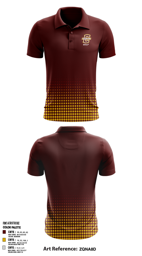 Joseph Case Golf 84034707 Short Sleeve Performance Polo - 1