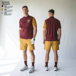 Joseph Case Golf 84034707 Short Sleeve Quarter Zip Jacket - 2