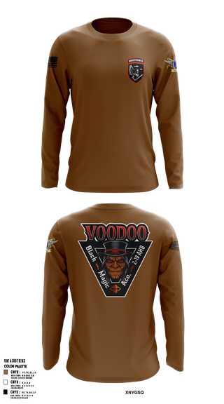 2-10 AHB Knighthawks 14380811 Long Sleeve Performance Shirt 8