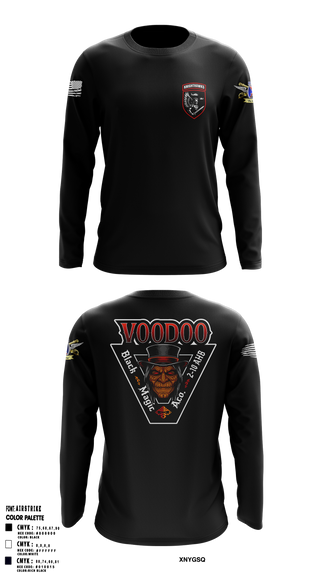 2-10 AHB Knighthawks 14380811 Long Sleeve Performance Shirt 3