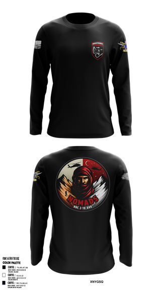 2-10 AHB Knighthawks 14380811 Long Sleeve Performance Shirt 7