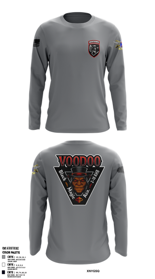 2-10 AHB Knighthawks 14380811 Long Sleeve Performance Shirt 20