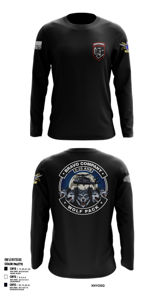 2-10 AHB Knighthawks 14380811 Long Sleeve Performance Shirt 5