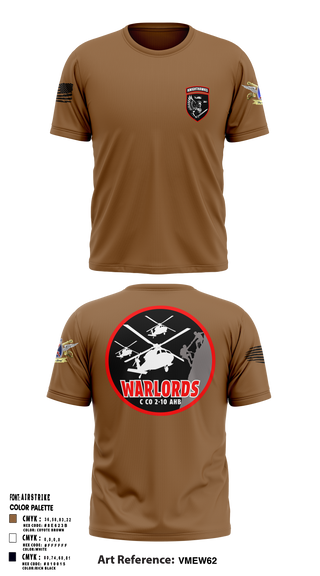 2-10 AHB Knighthawks 14380811 Short Sleeve Performance Shirt - 12