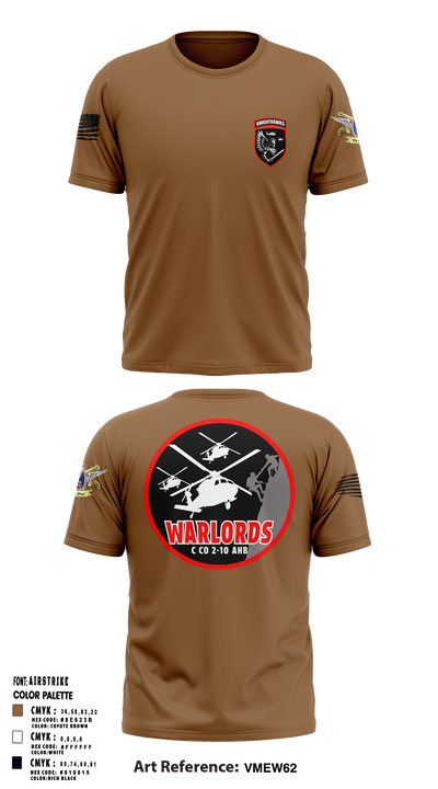 2-10 AHB Knighthawks 14380811 Short Sleeve Performance Shirt - 12