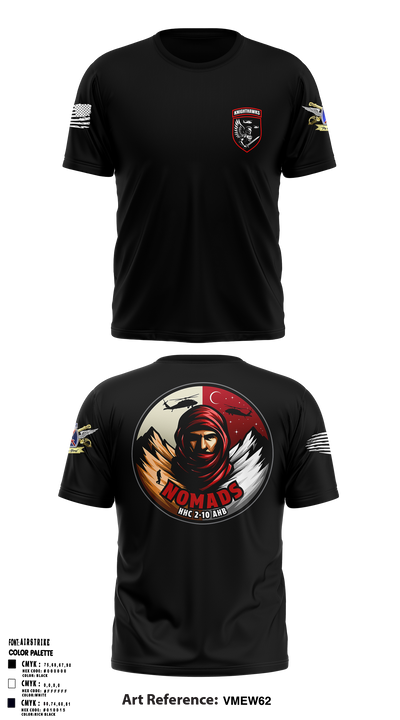 2-10 AHB Knighthawks 14380811 Short Sleeve Performance Shirt - 7